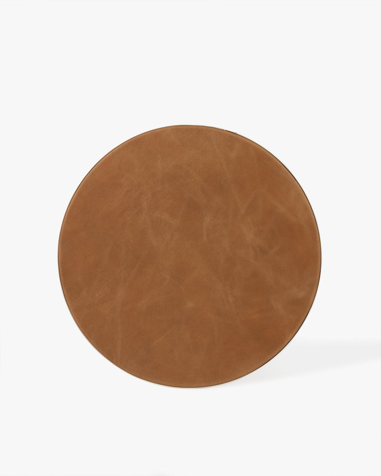 Calder Leather Side Table by Co.House Designs at Eve Furniture