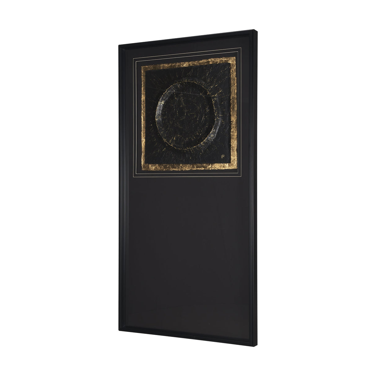 Caldera Black by Studio M a handmade Original Framed Artwork under Glass by Mercana at Eve Furniture