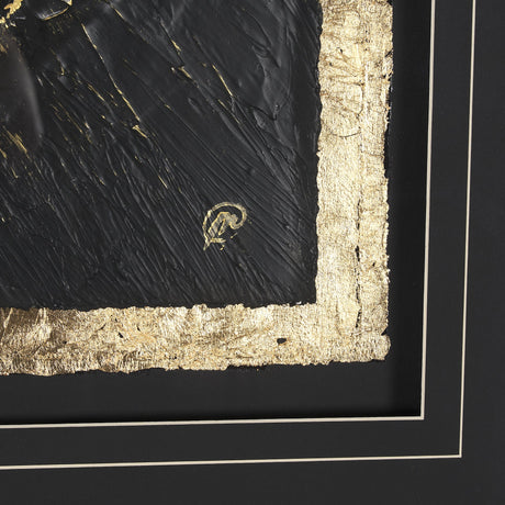 Caldera Black by Studio M a handmade Original Framed Artwork under Glass by Mercana at Eve Furniture