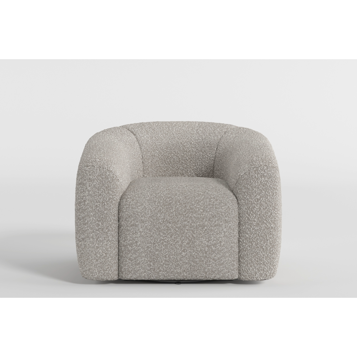 Caldera Gray Swivel Accent Chair by Homelegance at Eve Furniture
