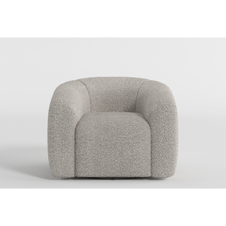 Caldera Gray Swivel Accent Chair by Homelegance at Eve Furniture