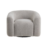 Caldera Gray Swivel Accent Chair by Homelegance at Eve Furniture