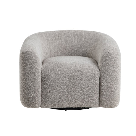 Caldera Gray Swivel Accent Chair by Homelegance at Eve Furniture