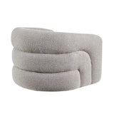Caldera Gray Swivel Accent Chair by Homelegance at Eve Furniture