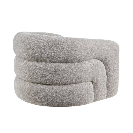 Caldera Gray Swivel Accent Chair by Homelegance at Eve Furniture