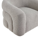 Caldera Gray Swivel Accent Chair by Homelegance at Eve Furniture