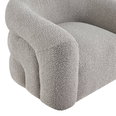 Caldera Gray Swivel Accent Chair by Homelegance at Eve Furniture
