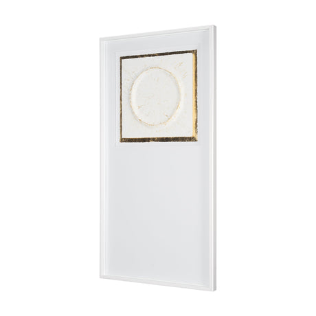 Caldera White by Studio M a handmade Original Framed Artwork under Glass by Mercana at Eve Furniture