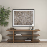 Caldo Brown Marble Base w/ Frosted Glass Globe Table Lamp by Mercana at Eve Furniture