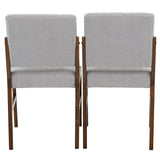 Caldwell Dining Chair Set of 2 - Light Grey Boucle by Ashcroft Furniture at Eve Furniture