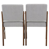 Caldwell Dining Chair Set of 2 - Light Grey Boucle by Ashcroft Imports at Eve Furniture