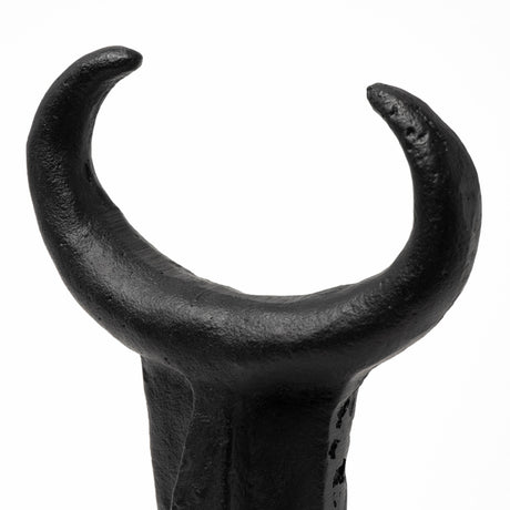 Caleb Black Metal Tribal Figurine by Mercana at Eve Furniture