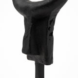 Caleb Black Metal Tribal Figurine by Mercana at Eve Furniture