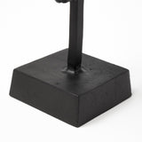 Caleb Black Metal Tribal Figurine by Mercana at Eve Furniture