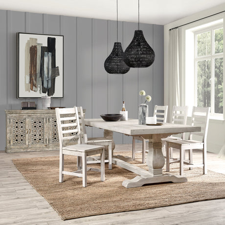 Caleb Dining Table by Classic Home at Eve Furniture