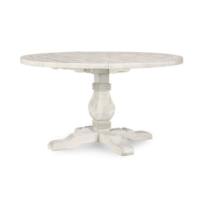 Caleb Distressed Ivory 55 Round Dining Table by Classic Home at Eve Furniture