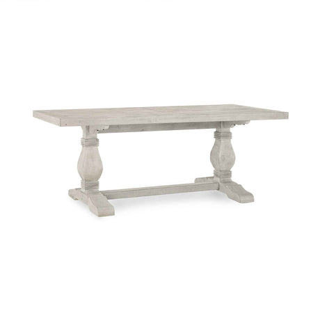 Caleb Distressed Ivory Dining Table by Classic Home at Eve Furniture
