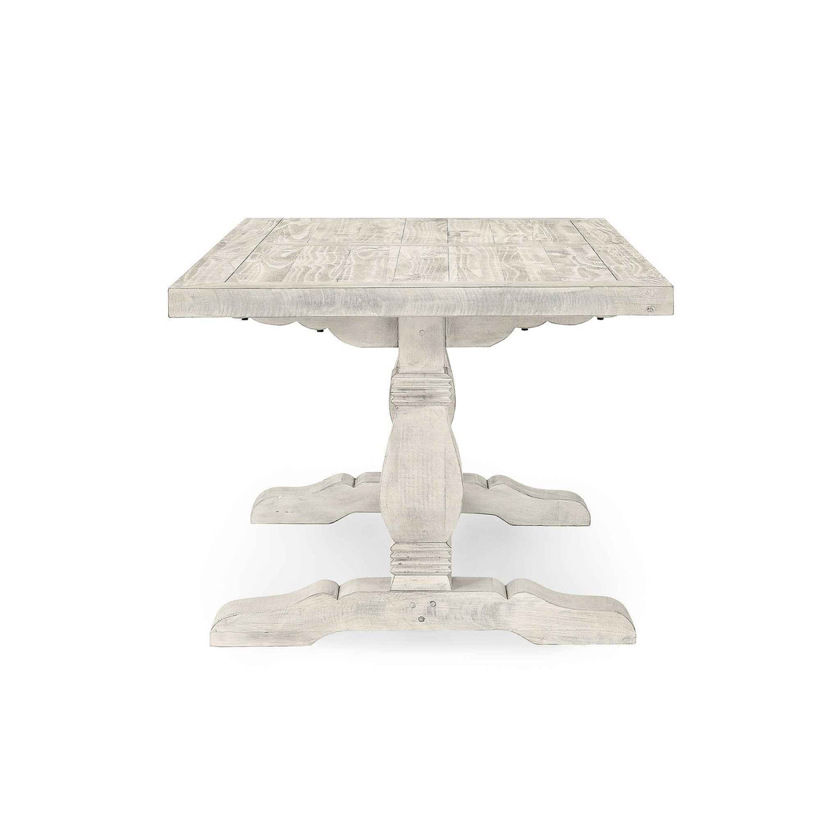 Caleb Distressed Ivory Dining Table by Classic Home at Eve Furniture