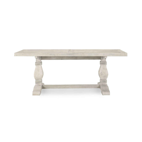 Caleb Distressed Ivory Dining Table by Classic Home at Eve Furniture