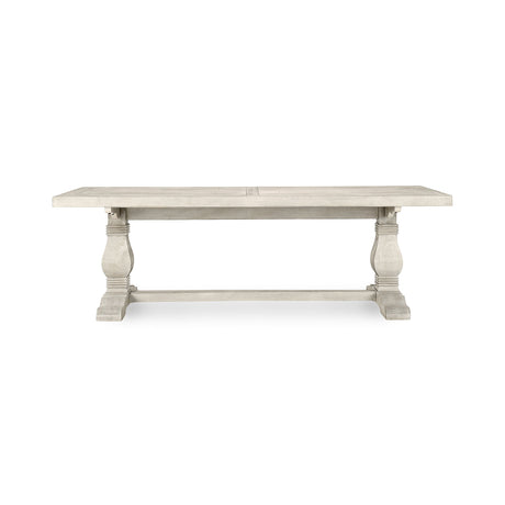 Caleb Distressed Ivory Rectangular Dining Table by Classic Home at Eve Furniture