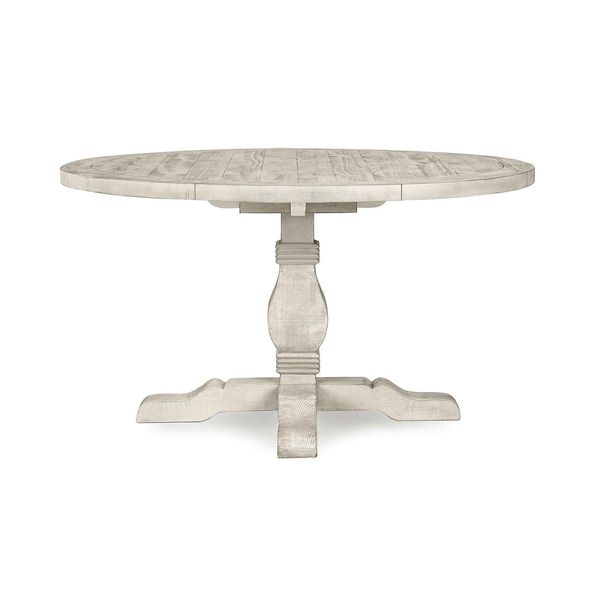Caleb Distressed Ivory Round Dining Table by Classic Home at Eve Furniture