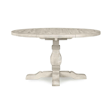 Caleb Distressed Ivory Round Dining Table by Classic Home at Eve Furniture