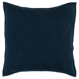 Caleb Hand Stitched Midnight Blue Quilt by Classic Home at Eve Furniture
