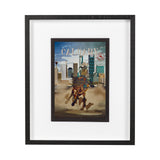 Calgary Go Canada (M) by Mercana Studio a Framed Art Print Matted under Glass by Mercana at Eve Furniture