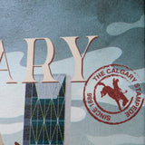 Calgary Go Canada (SM) by Mercana Studio a Hand Embellished Decograph Framed Art Print by Mercana at Eve Furniture
