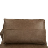 Cali Brown Leather Modular Armless Chair by TOV Furniture at Eve Furniture