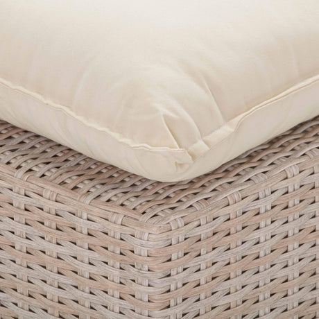 Cali Natural Wicker Outdoor Armless Chair by TOV Furniture at Eve Furniture