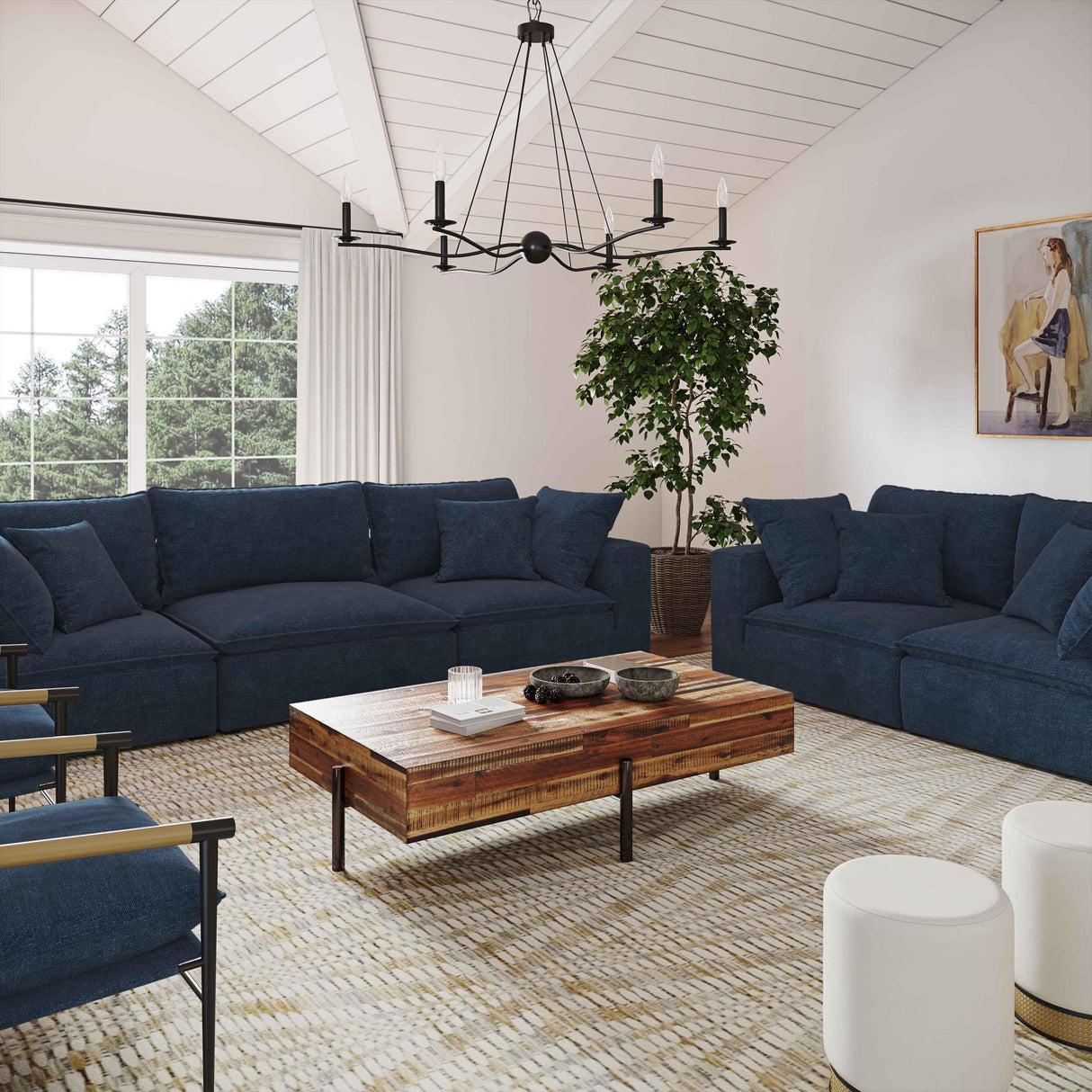Cali Performance Fabric Accent Chair by TOV Furniture at Eve Furniture