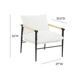 Cali Performance Fabric Accent Chair by TOV Furniture at Eve Furniture