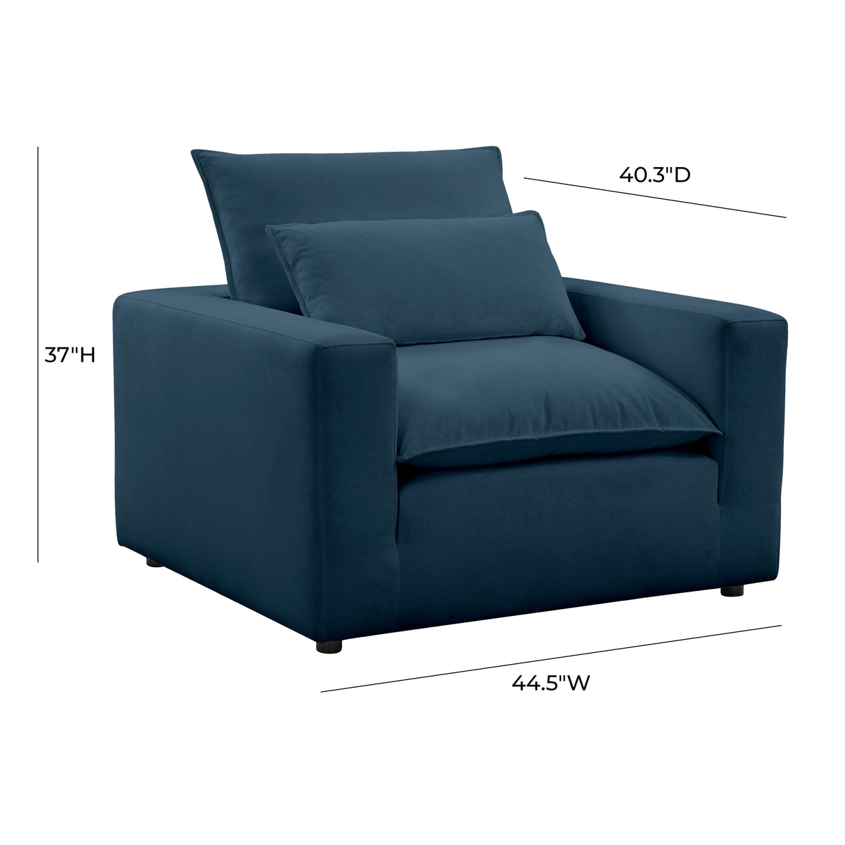 Cali Performance Fabric Armchair by TOV Furniture at Eve Furniture