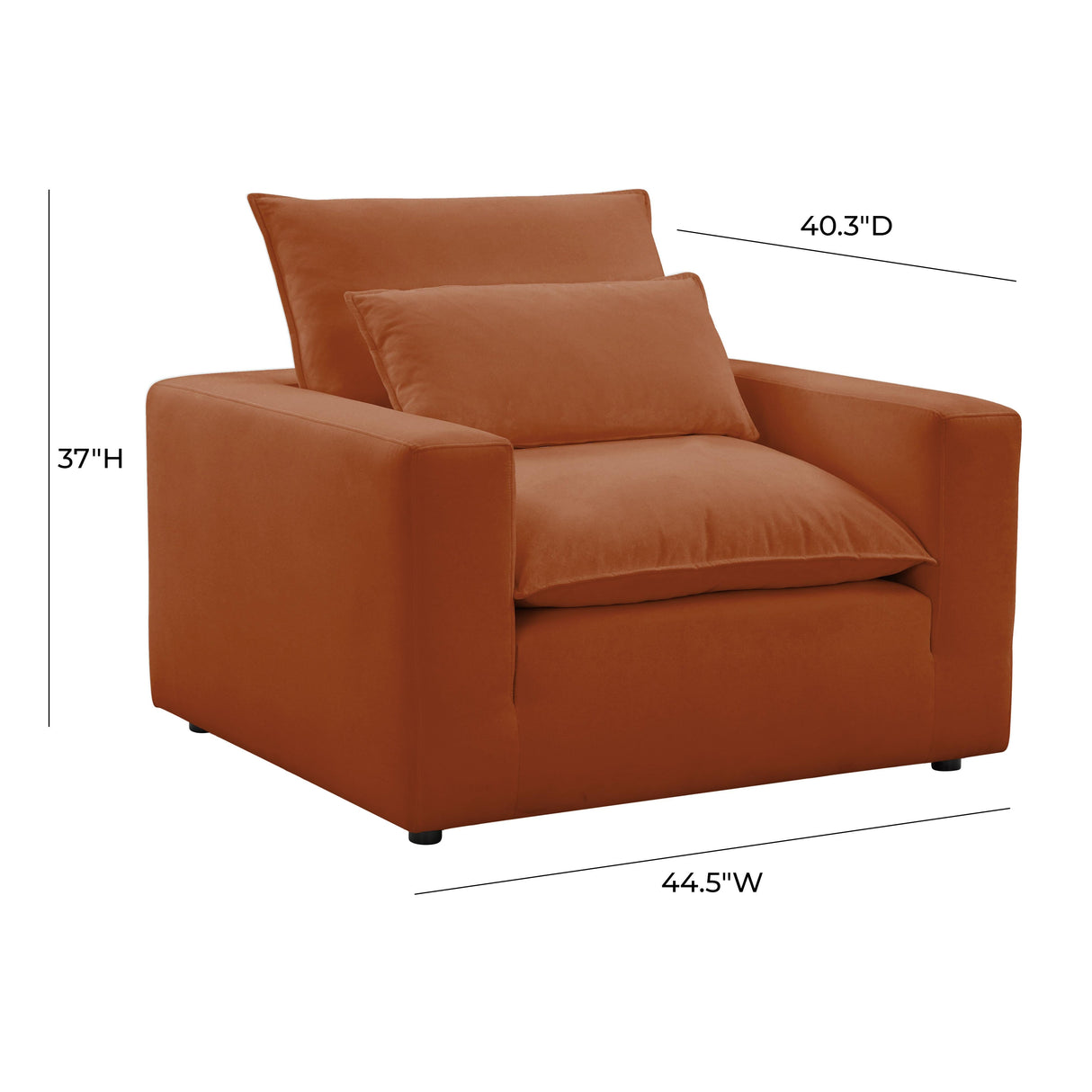 Cali Performance Fabric Armchair by TOV Furniture at Eve Furniture