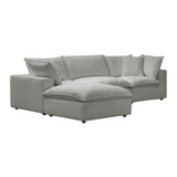 Cali Performance Fabric Modular 4-Piece Sectional by TOV Furniture at Eve Furniture
