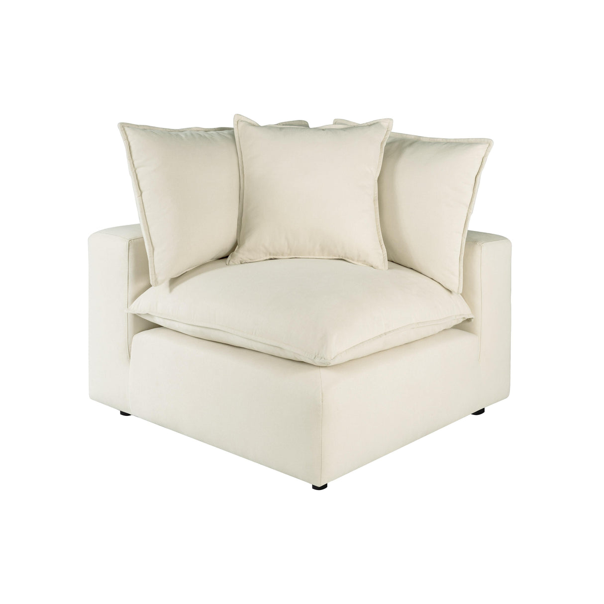Cali Performance Fabric Modular Corner Chair by TOV Furniture at Eve Furniture