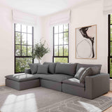 Cali Performance Fabric Modular Corner Chair by TOV Furniture at Eve Furniture