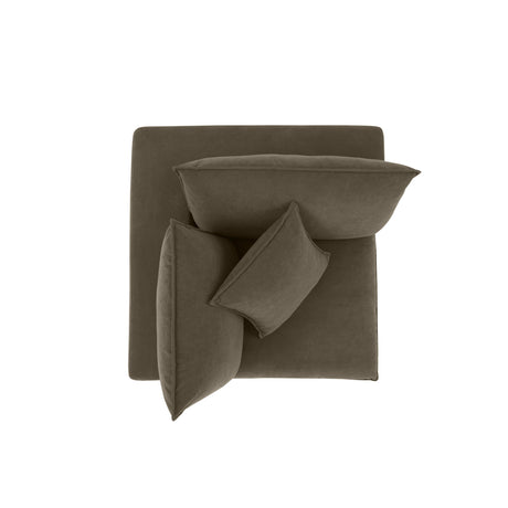 Cali Performance Fabric Modular Corner Chair by TOV Furniture at Eve Furniture