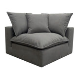 Cali Performance Fabric Modular Corner Chair by TOV Furniture at Eve Furniture