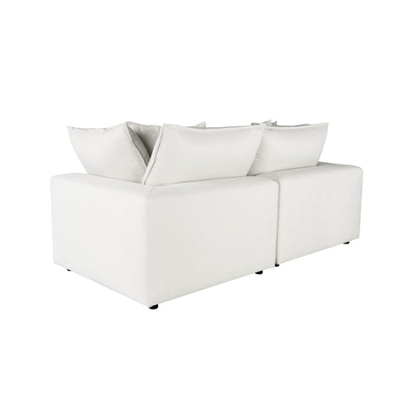 Cali Performance Fabric Modular Loveseat by TOV Furniture at Eve Furniture