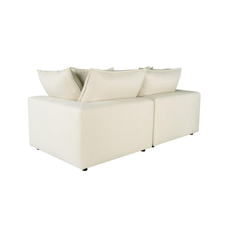 Cali Performance Fabric Modular Loveseat by TOV Furniture at Eve Furniture