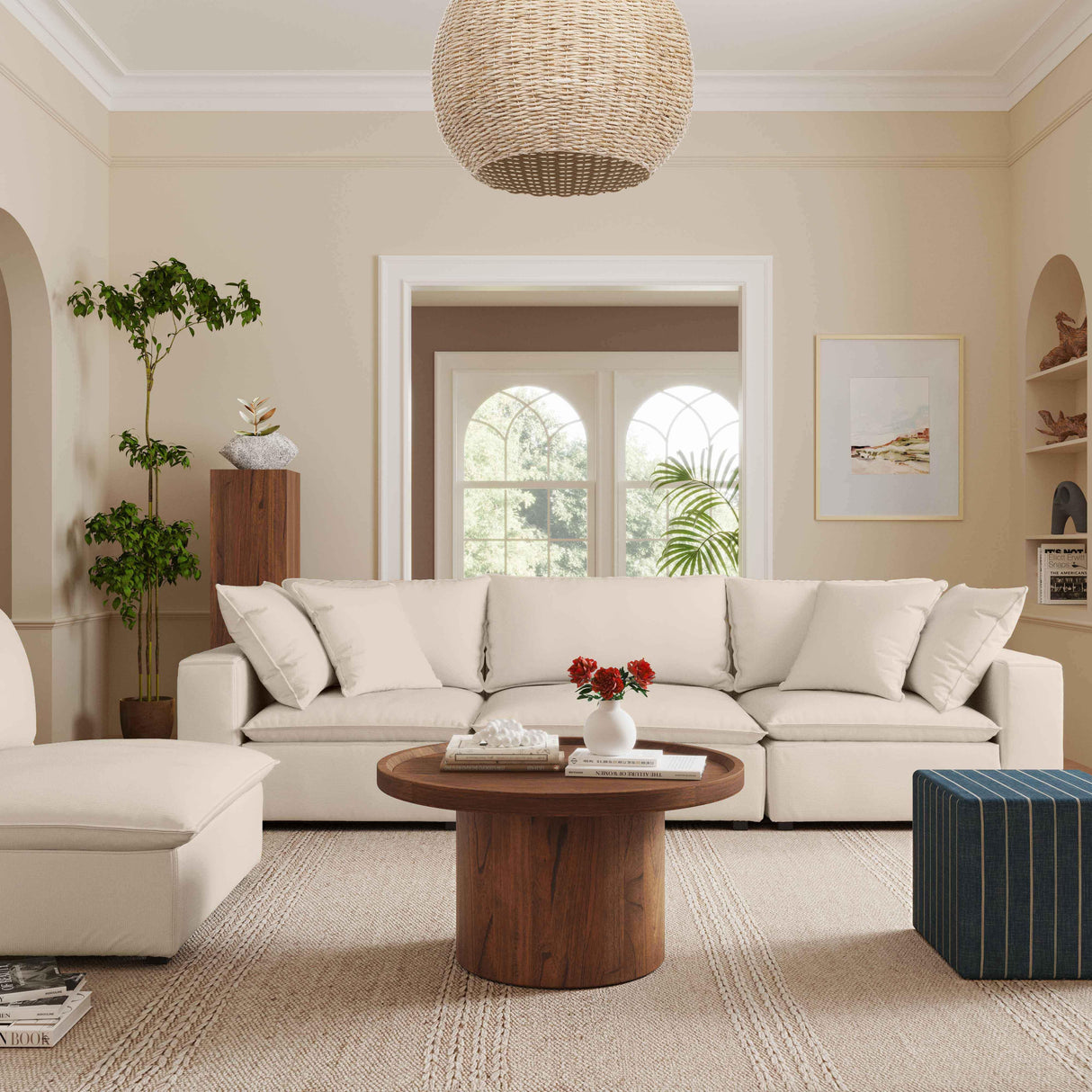 Cali Performance Fabric Modular Sofa by TOV Furniture at Eve Furniture