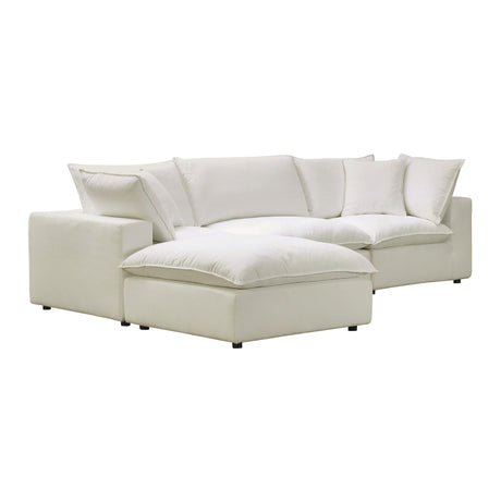 Cali Performance Fabric Ottoman by TOV Furniture at Eve Furniture