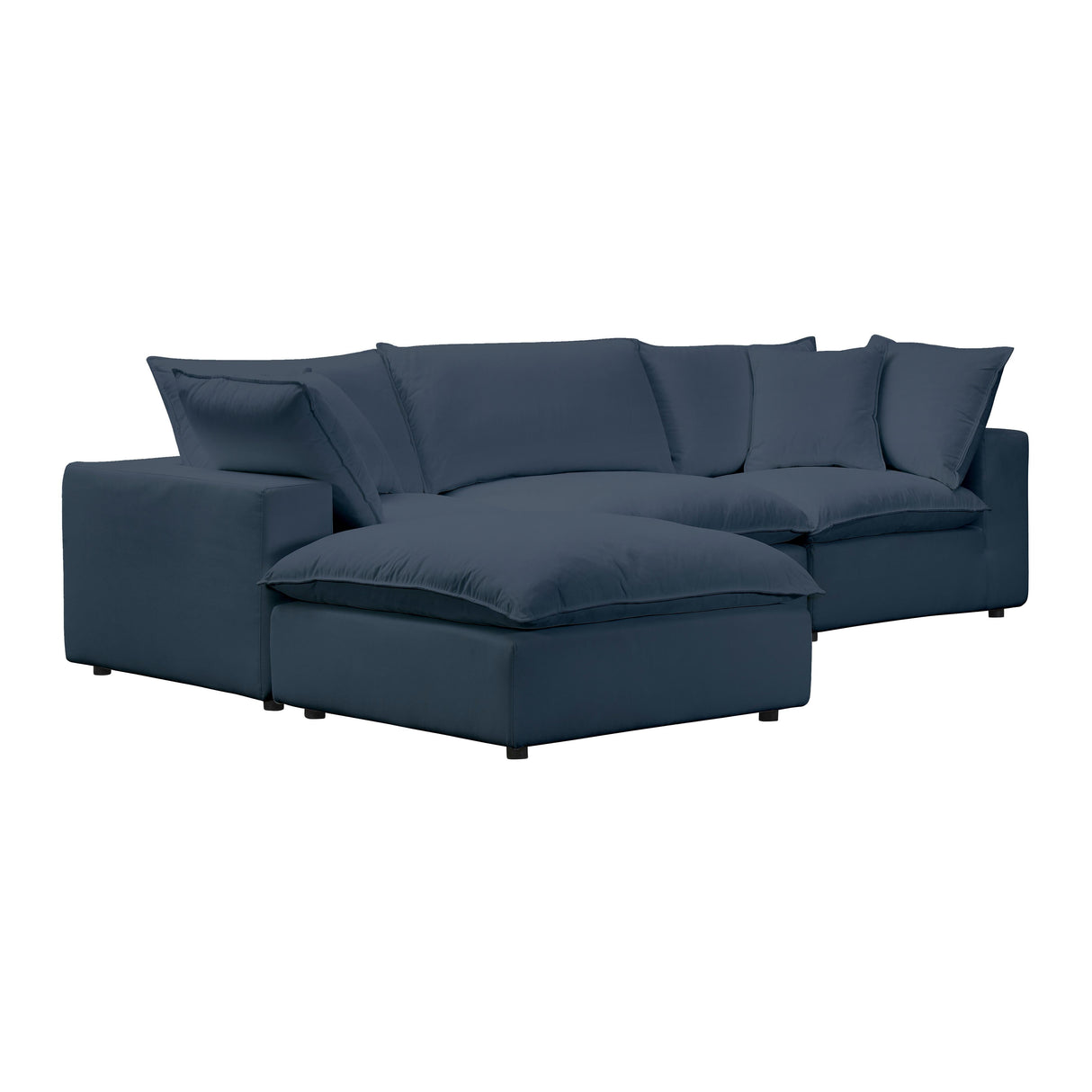 Cali Performance Fabric Ottoman by TOV Furniture at Eve Furniture