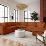 Cali Performance Fabric Ottoman by TOV Furniture at Eve Furniture