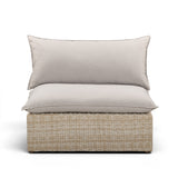 Cali Performance Fabric & Wicker Outdoor Armless Chair by TOV Furniture at Eve Furniture