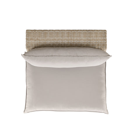 Cali Performance Fabric & Wicker Outdoor Armless Chair by TOV Furniture at Eve Furniture