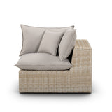 Cali Performance Fabric & Wicker Outdoor Corner Chair by TOV Furniture at Eve Furniture