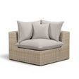 Cali Performance Fabric & Wicker Outdoor Corner Chair by TOV Furniture at Eve Furniture